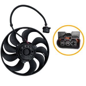 Eletroventilador 9 pás para Volkswagen Crossfox - Fox - Polo & SEAT Cordoba - Ibiza Com Ar