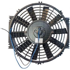 Eletroventilador Universal 12Volts 10 pás retas 10 polegadas