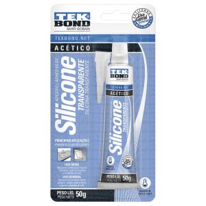 Adesivo de Silicone Acético Transparente 50g | Tekbond