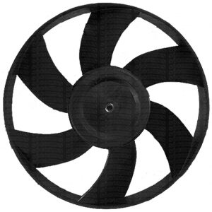 Hélice do Eletroventilador Lado Esquerdo para Volkswagen Cady - Polo - Polo Classic | Bauen