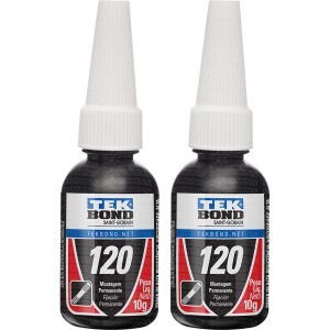 Kit com 2 Unidades de Trava Parafusos de Alta Resistência 120 10g | Tekbond
