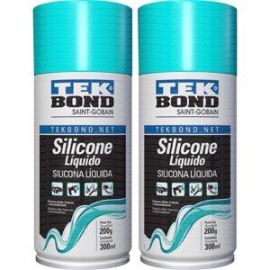 Kit com 2 Unidades Silicone Líquido Tekspray 300ml | Tekbond