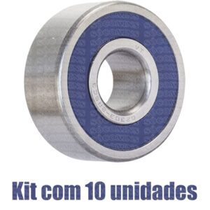 Kit com 10 Rolamentos 2RS para Alternadores Bosch & Wapsa & Volkswagen & Ford 17x40x12 | Vetor
