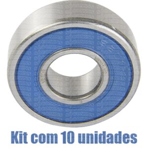 Kit com 10 Rolamentos 2RS da Alavanca de Embreagem para Scania LS75 – LS76 – L101 - LT 111 – B75 – B76 – B111 – B110 12x32x10 | Vetor