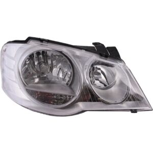 Farol Principal Lado Direito Cromado para Volkswagen Golf