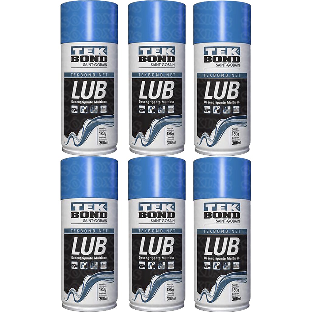 Tekspray Desengripante 300ml 6 Unidades | Tekbond