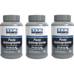 Pasta Antiengripante Alta Temperatura 230g 3 Unidades | Tekbond