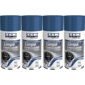 Limpador de Ar Condicionado 4 Unidades 300ml | Tekbond