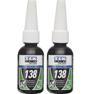 Fixa Trava Rolamento Alta Resistência 2 Unidades 138 Verde 10g | Tekbond