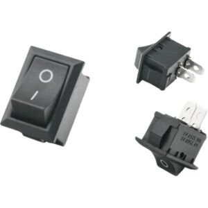 10 Chaves Liga Desliga Tic Tac Preta Mini | Tech One