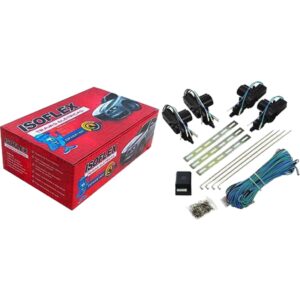 Kit Trava Elétrica 4 Portas Dupla Serventia Universal | Isoflex