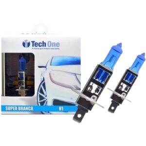 Lâmpadas Halogena H1 8500k Super Brancas | Tech one
