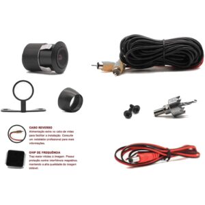 Câmera de Ré Code Traseira Flex 2 em 1 | Tech One