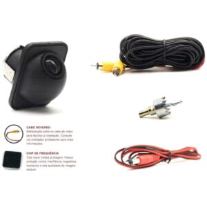 Câmera de Ré Code Traseira Tartaruga 12V | Tech One