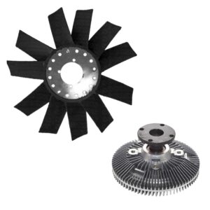 Kit Hélice Eletroventilador & Polia Viscosa para Mitsubishi L200 - L200 Outdoor