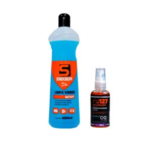 Kit Anti-Embaçante 60ml e Limpa Vidros SQUEEZE 500ml