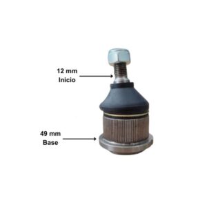 Pivô Universal - Inicio 12 mm - Base 49 mm