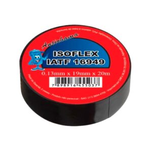 Kit com 100 Fitas Isolante Anti Chama Isoflex - 20 Metros